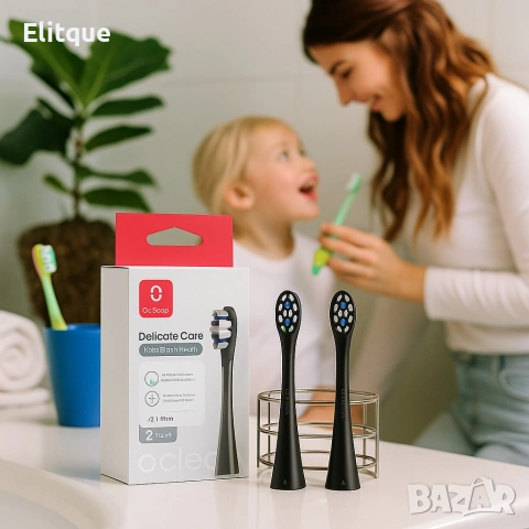 Накрайници за четка за зъби Oclean Kids, P3K1-2, P3K8-2, C04000210, 2 броя, снимка 5 - Други - 53269661