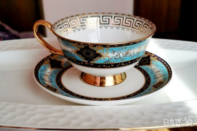 Луксозни чаши костен порцелан, кралска колекция за чай, кафе и капучино, снимка 4 - Сервизи - 38563407