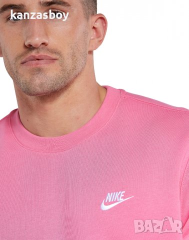 nike Mens Club Crew Neck Sweatshirt - страхотна мъжка блуза, снимка 2 - Спортни дрехи, екипи - 38332777