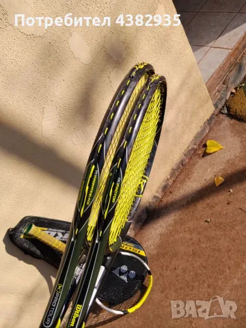 Yonex, Wilson k factor 2бр 70 за 3те, снимка 3 - Тенис - 56296724