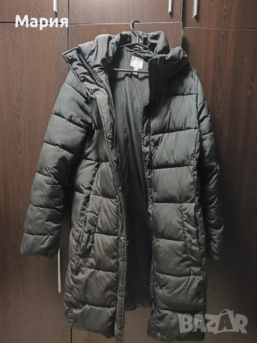 Зимно черно яке H&M, размер S, снимка 6 - Якета - 52939140