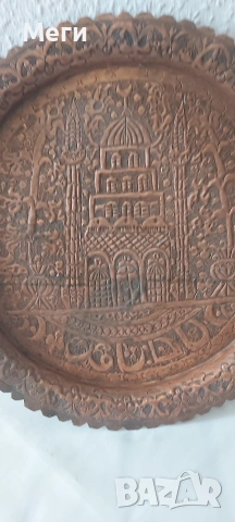 Винтидж меден поднос , снимка 2 - Антикварни и старинни предмети - 53061636