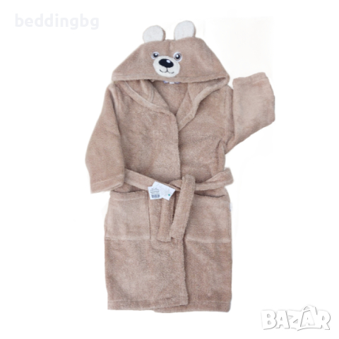 #Детски #халат за баня микропамук , снимка 3 - Хавлиени кърпи - 44550535