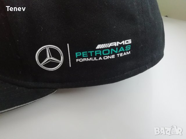 Mercedes Lewis Hamilton нова шапка с автограф AMG F1 Petronas Мерцедес Хамилтън , снимка 11 - Фен артикули - 37621320