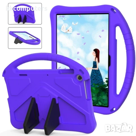 Lenovo Tab M10 3rd Gen TB328FU / TB328XU 2022 Foldable Thumb Kickstand EVA Удароустойчив Калъф и Про, снимка 5 - Калъфи, кейсове - 51129296