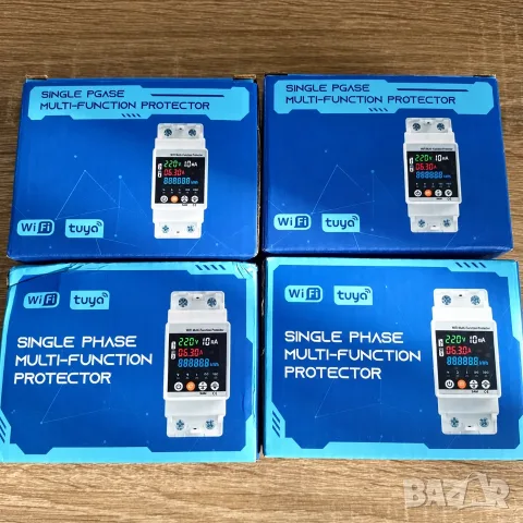63A Контролен подотчетен смарт електромер TOMZN Wi-Fi с LED дисплей, Tuya, Smart Life, снимка 12 - Друга електроника - 54331900