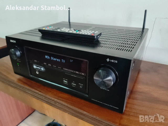 Кино ресийвър с Dolby ATMOS "Denon AVR-X3400H", снимка 2 - Плейъри, домашно кино, прожектори - 53341336