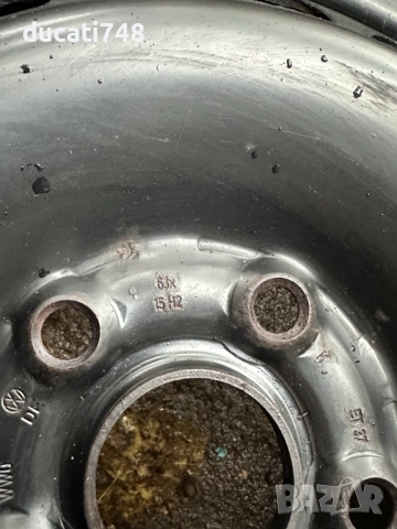 ОЕМ 4бр. железни джанти 15" 5х112 - VW, Audi, Seat, Skoda, снимка 6 - Гуми и джанти - 51986956