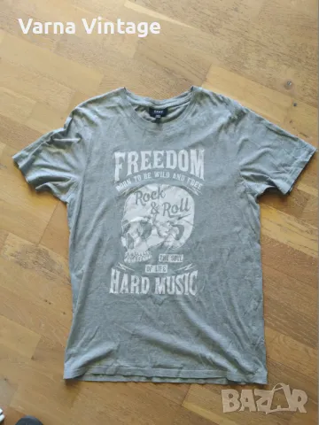 Тениска FREEDOM HARD MUSIC. размер L. SMOG Бангладеш.