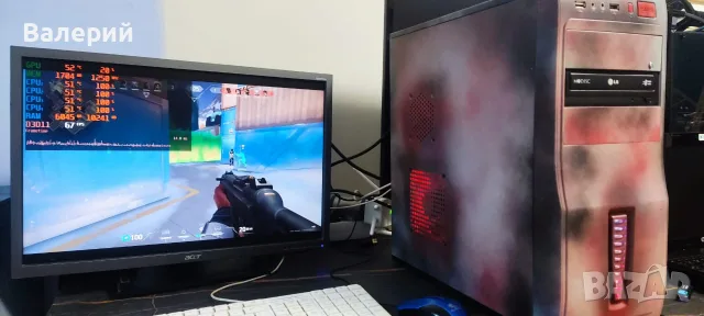 Надежден уникален кастъм компютър от Red Team за обучение и игри (Пълен Комплект), снимка 2 - Геймърски - 56047257