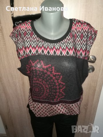Блуза Desigual нова L, снимка 5 - Тениски - 29758937