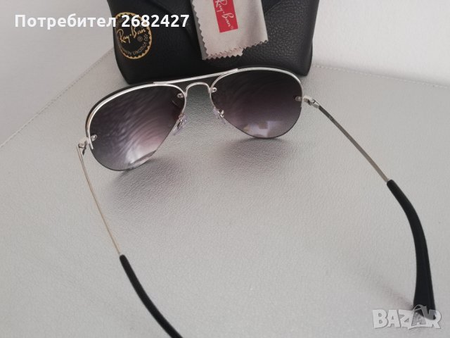 ОРИГИНАЛНИ ОЧИЛА Ray Ban RB3449 003/8G Silver Frame Grey Gradient 59mm Lens Sunglasses, снимка 5 - Слънчеви и диоптрични очила - 31248330