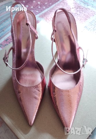 Дамски обувки в розово, снимка 2 - Дамски обувки на ток - 42794313
