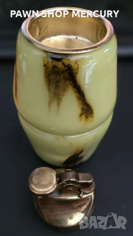 Продавам настолна запалка от камък , снимка 2 - Запалки - 38607896