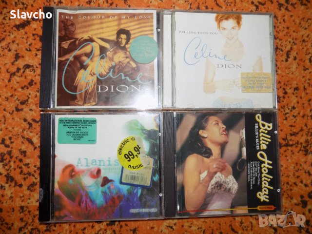 Компакт дискове на - Celine Dion – The Colour Of My Love/ Alanis Morissette/ Billie Holiday
