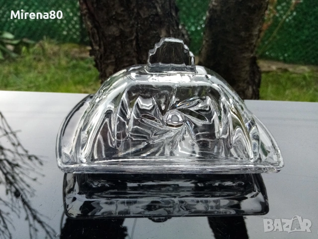 Кристален съд за масло