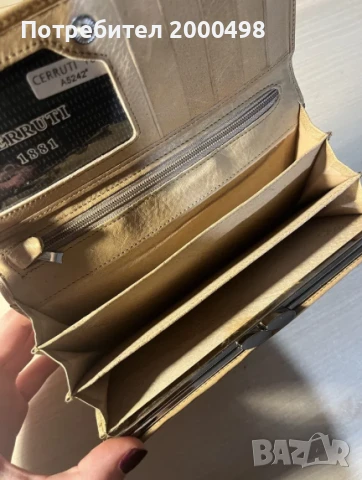Луксозен дамски портфейл cerruti 1881, снимка 4 - Портфейли, портмонета - 50787127