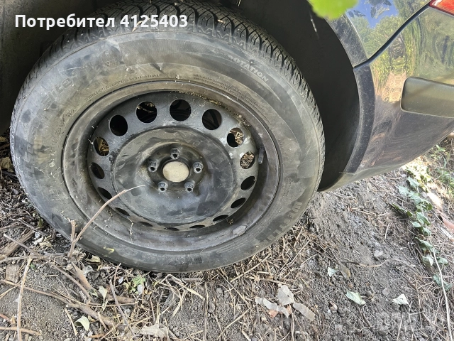 Джанти с гуми 5x100, снимка 2 - Гуми и джанти - 55942071