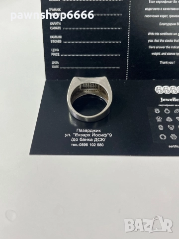 Сребърен пръстен - проба 925, снимка 3 - Пръстени - 52549226