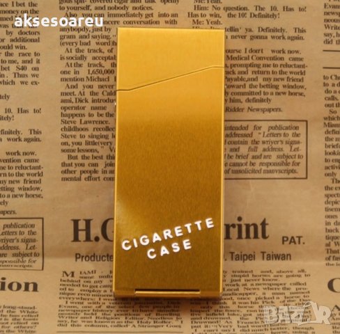Нова Алуминиева малка кутия за слим цигари метална цигарена табакера с копче и пружина модна стилна , снимка 12 - Табакери - 39419424