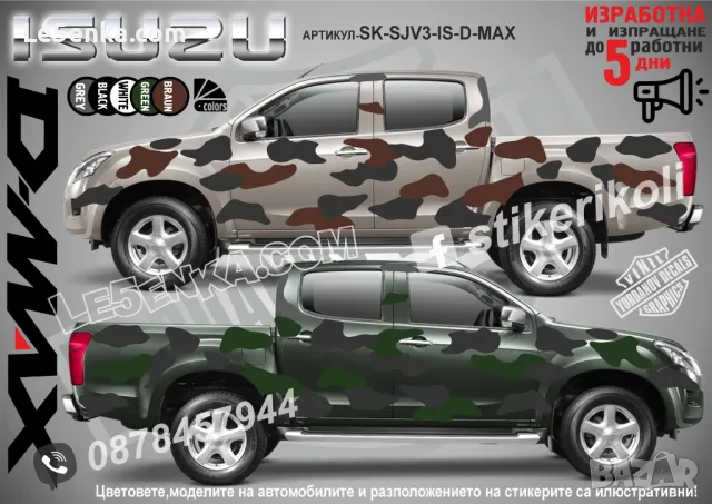 Hyundai Tucson SK-SJV3-H-TU Кaмуфлаж Офроуд Джип Пикап Лодка Camouflage Off-Road стикери, снимка 5 - Аксесоари и консумативи - 31805896