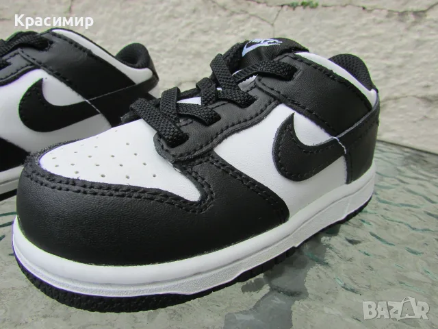 Детски маратонки Nike Dunk Low "Panda", снимка 7 - Детски маратонки - 56239457