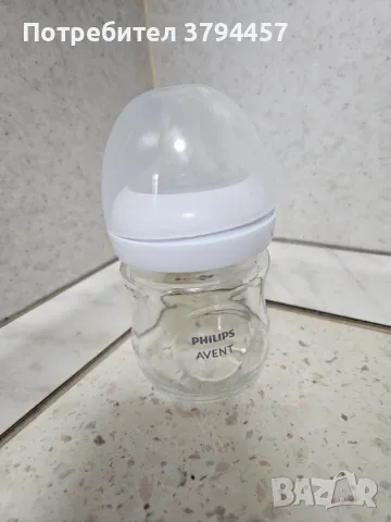 Стъклено шише Philips Avent , снимка 1