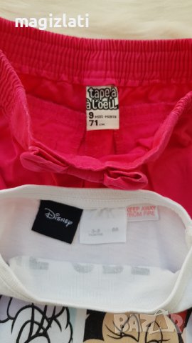 Бебешка блуза Zara и панталон 68-71см., снимка 5 - Бебешки блузки - 40452873