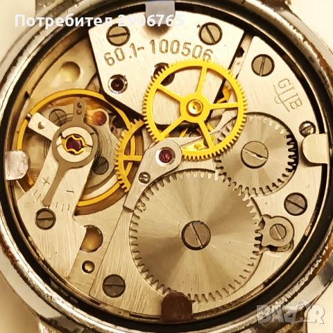  GUB glashutte 60.1 Германия работещ, снимка 8 - Антикварни и старинни предмети - 52231409