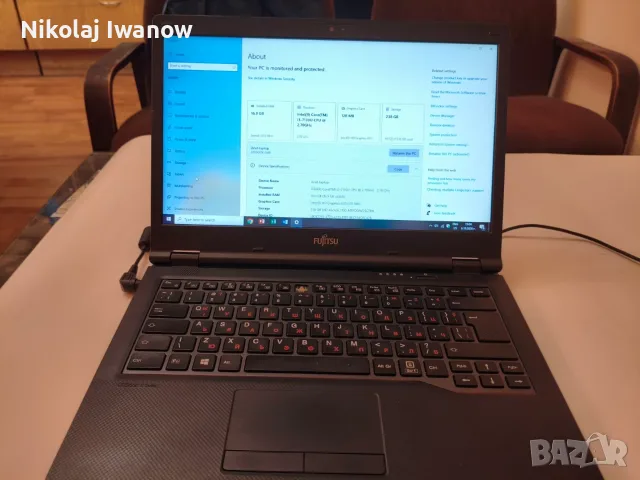 Бърз лаптоп Fujitsu LifeBook E448 | 16GB RAM  256GB SSD, Възможна ФАКТУРА