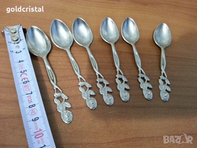 лъжички за кафе, снимка 3 - Антикварни и старинни предмети - 36614746