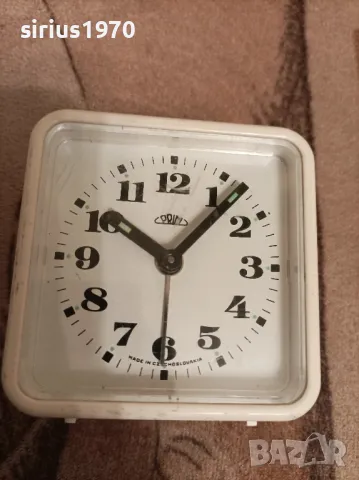 прим чехословашки будилник работещ, снимка 1