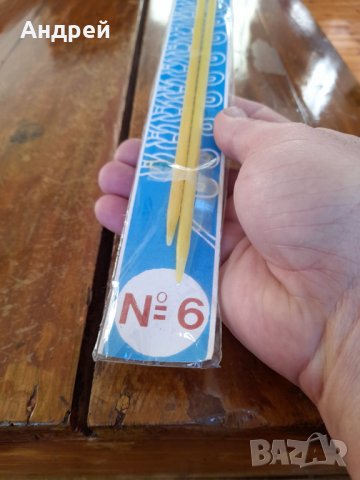 Стари игли за плетене #8, снимка 3 - Антикварни и старинни предмети - 35560297