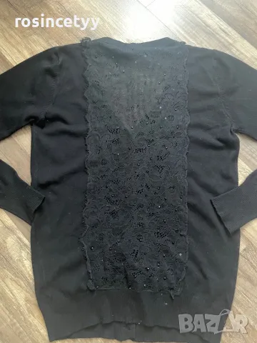 Жилетка с камъни и дантела на гърба , снимка 2 - Жилетки - 37180558