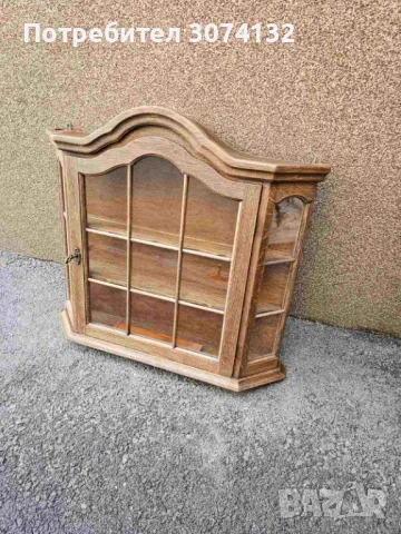 Витрина за стена в стил Рустик, снимка 3 - Секции и витрини - 49245767