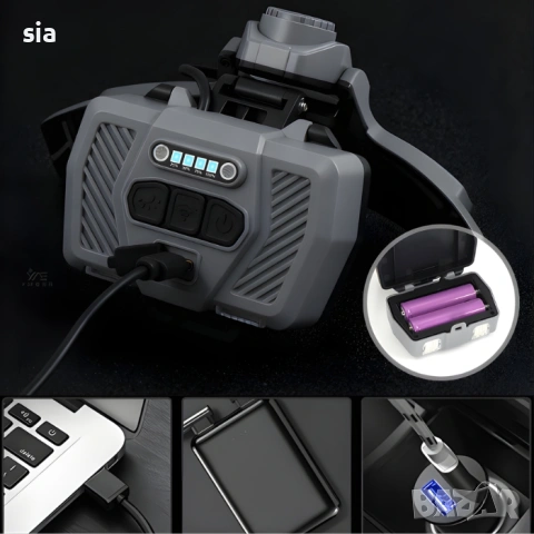 Челник с 11 режима+ солар, Водоустойчив, снимка 7 - Къмпинг осветление - 54339447