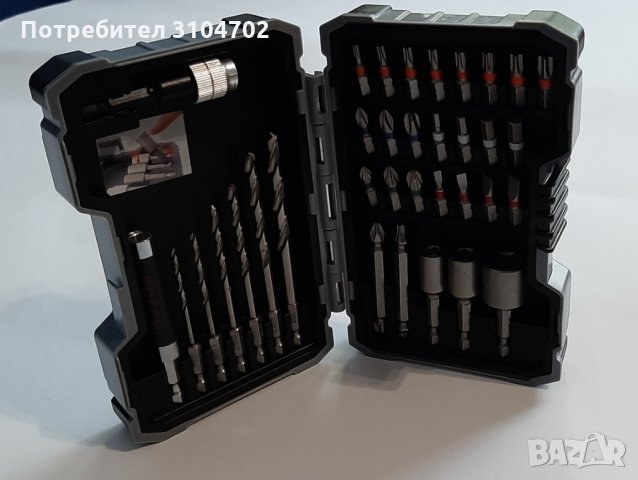 Bosch Metal Pro-mix, комплект свредла и битове 35 части Extra hard 2607017328, снимка 2 - Куфари с инструменти - 34343466