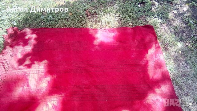 Стар вълнен килим, снимка 9 - Антикварни и старинни предмети - 34243864