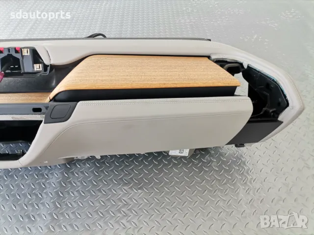 Отлично Табло BMW I3 I3s I01 Lci Бяла Кожа + Дърво, снимка 8 - Части - 50303725