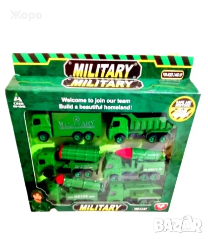 ДЕТСКИ КОМПЛЕКТ 6- ВОЕННИ КОЛИЧКИ 104-Е, снимка 2 - Коли, камиони, мотори, писти - 47420881