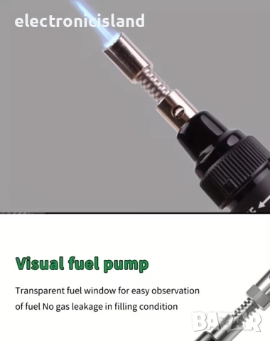 Газов преносим поялник с пропан бутан и регулируема температура, инструмент за заваряване, снимка 7 - Поялници и запояване - 52405717