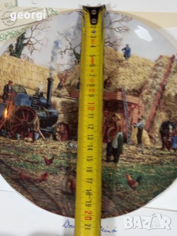 Декоративна порцеланова чиния , снимка 10 - Декорация за дома - 35420069