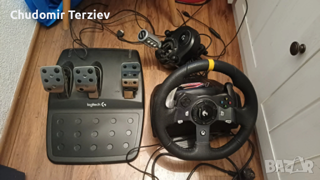 Logitech G920 Xbox/PC, снимка 2 - Джойстици и геймпадове - 54339801