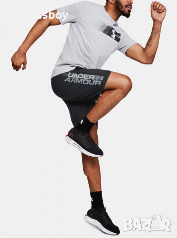 Under Armour Woven Graphic Wordmark Short - страхотни мъжки шорти КАТО НОВИ, снимка 2 - Спортни дрехи, екипи - 36964260