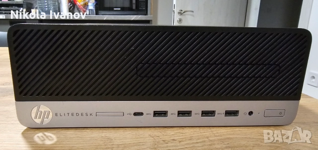 HP EliteDesk 705 G5 SFF AMD Ryzen 7 3700 4.40 Ghz | 16GB RAM | 1TB SSD + 1TB HDD |GT 730 2GB|Wifi+BT, снимка 1 - Работни компютри - 52774754