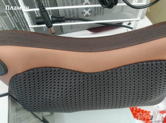 Масажираща възглавница за глава, кръст, ръце, крака, врат, 31.5х12х20см, снимка 5 - Масажори - 39330372