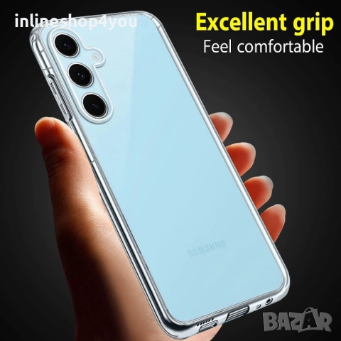 Прозрачен 360° Градуса Кейс Samsung Galaxy S25 /S25+ / FE, снимка 3 - Калъфи, кейсове - 51896079