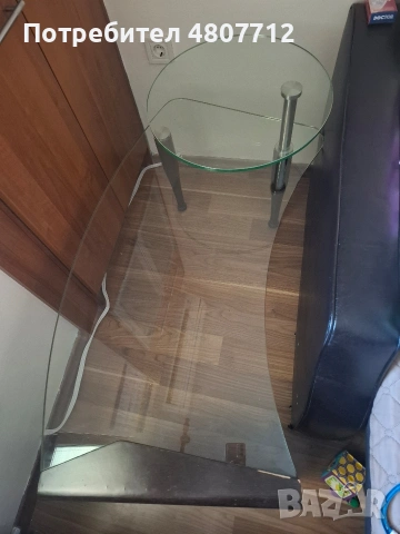 стъклена холна масичка, снимка 3 - Маси - 54313349