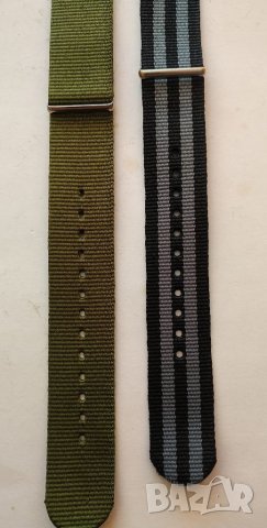 Текстилна каишка НАТО 22 мм, снимка 2 - Каишки за часовници - 36583934
