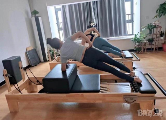 Пилатес REFORMER  YOLIDA, снимка 6 - Фитнес уреди - 40271397
